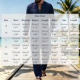 thumbnail image 3 of Miqool Mens 2 Piece Outfits Linen Stand Collar Long Sleeve Shirt Loose Workwear Pants Matching Set Casual Loungewear Tracksuit S‑3XL, 3 of 8