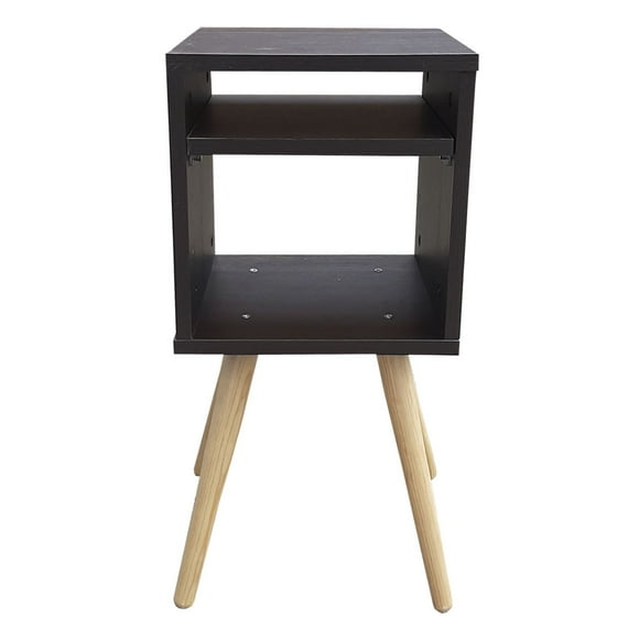 Buro Smart Hogare o Mesa De Noche Chocolate Hogare Buro Smart Hogare