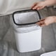 thumbnail image 3 of Cubo de Basura Inteligente Soledad Bote de Basura Automático Sin Contacto 11L Impermeable Blanco, 3 of 8