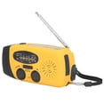 thumbnail image 2 of Radio Solar De Manivela Radio De Emergencia Multifuncional Radio LED con Linterna para Acampar Al Aire LibreOrange America, 2 of 14