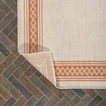 thumbnail image 5 of JONATHAN Y SANTA MONICA 3 x 5 Area Rug, Lucia Diamond Border - Cream/Orange, SMB207F-3, 5 of 8