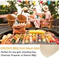 thumbnail image 5 of Grill Mesh Mat - Set of 5 Non-Stick Mesh Grill, Mesh Grill Mat for Outdoor BBQ Accessories, Grill Topper for Outdoor Grill, Even Heating, Easy Clean-Up, Reusable and Durable, Brown, 5 of 7