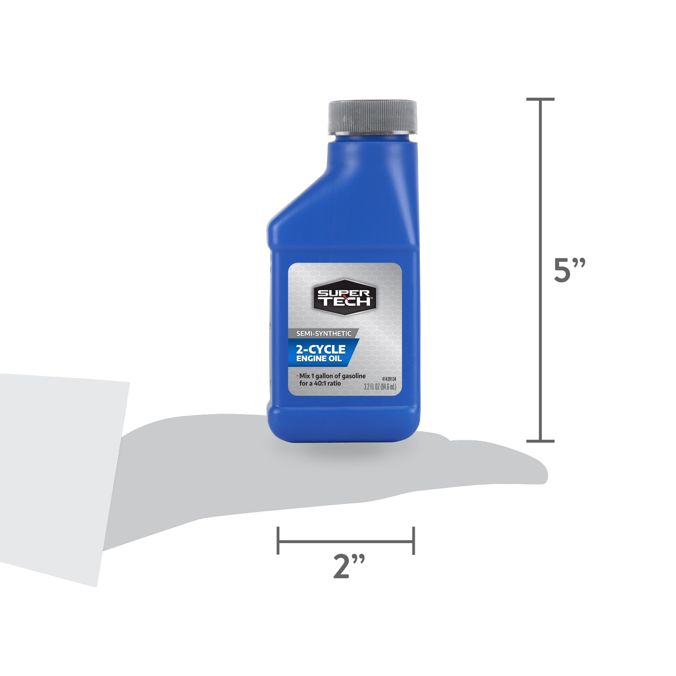 Super Tech Universal High-Performance Synthetic 2-Cycle Engine Oil 3.2 oz Bottle