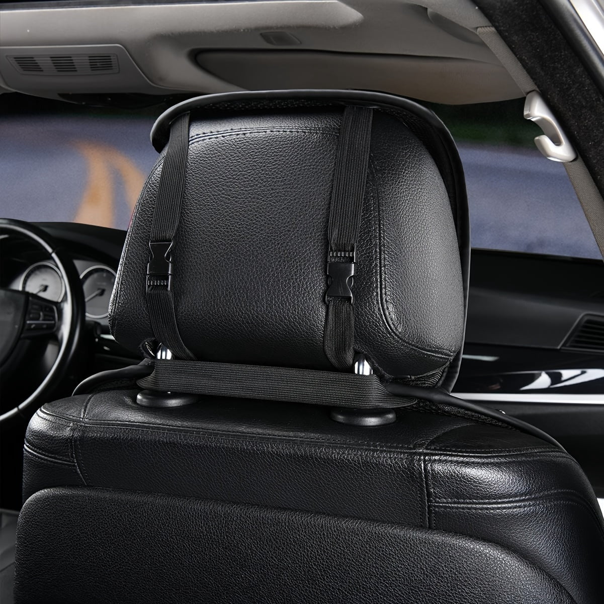 Universal Luxury Car Seat Covers, Front & Rear Cushion with Sparkling Rhinestone Inlaid Queen Crown, Premium Bling Car Interior Accessories