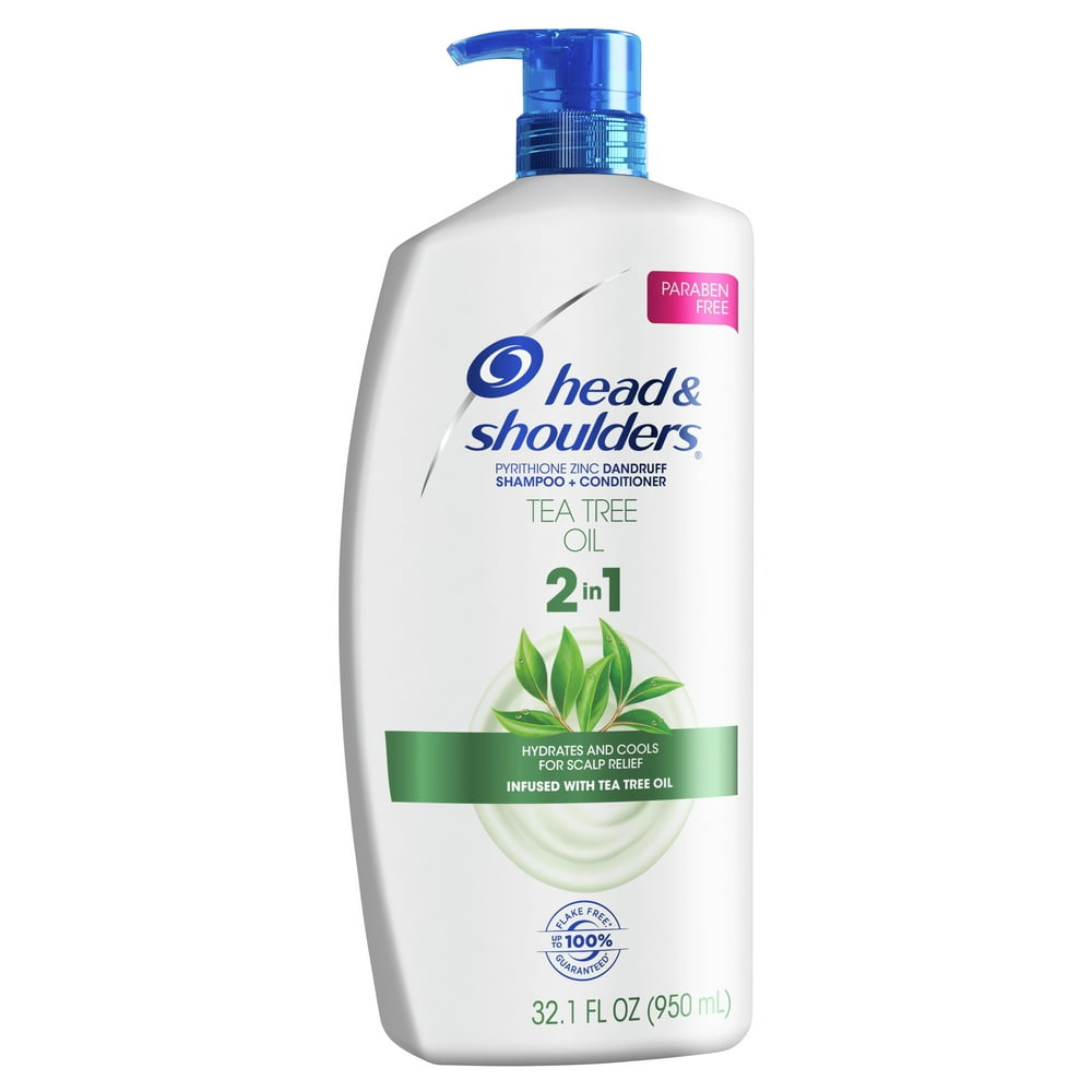 Head and Shoulders 2 in 1 Shampoo Conditioner, Tea Tree Oil, 32.1 Oz