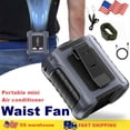 thumbnail image 2 of Portable Waist Clip Fan with 10000mAh Power Bank, Wearable Neck Fan, 2 of 12