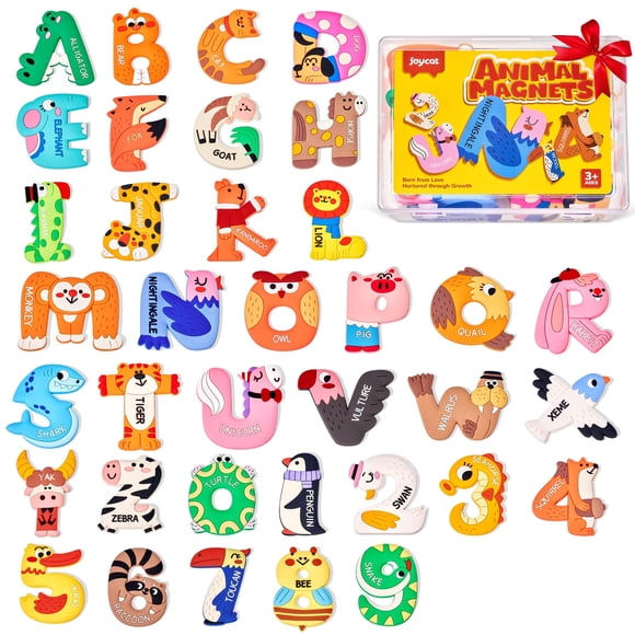 Letras y Números Magnéticos para Refrigerador JoyCat 36 Piezas