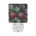 thumbnail image 4 of Yayeee LED Night Light for The Home Plug in With Light Sensors 2 Pack, Red Apple Pattern, 4 of 5