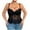 Black, variant on Womens Plus Size Bustier Corsets Going Out Tank Corset Tops Boned Waist Cincher Sleeveless Lace Up Bodice White, XXXL