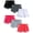 Black/White/Coral/Charcoal/Grey/Fuchsia, variant on Real Love Girls Active Shorts French Terry Athletic Gym Dolphin Shorts 6 Pack