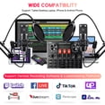 thumbnail image 2 of Podcast Equipment Bundle for 2, V8K Live Sound Card with BM800 Condenser Microphone, Perfect for Live Streaming, Singing, 2 of 10
