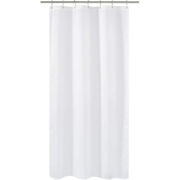 Fabric Shower Curtain Liner Stall Size 42 Width By 72 Length Inches Hotel Quality Washable White Bathroom Curtains With Grommets 42x72 Com Fabric Shower Curtain Liner Stall Size, Extra Long Fabric Shower Curtain Liner 72×78