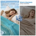 thumbnail image 2 of Ocean Crab Cooling Blanket,Lightweight Breathable Summer Throw Blanket with Double Sided Cold Effect,Beach Starfish Seashore Gradient Sea Waves Picnic Blankets Bed Sheet for Hot Sleepers 30"x40", 2 of 8