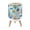 Color 4, variant on Small Trash Can with Lid Underwater Coral Colorful Fish Sea Creatures Marine Life 1.8 Gallon Dog Proof Trash Can Round Garbage Can Waste Bin Wastebasket for Bathroom Bedroom Living Room