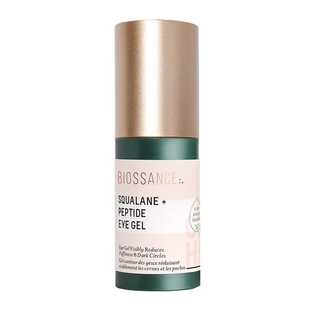 Gel para ojos Biossance Squalane + Peptide Reduce las ojeras, 15 ml