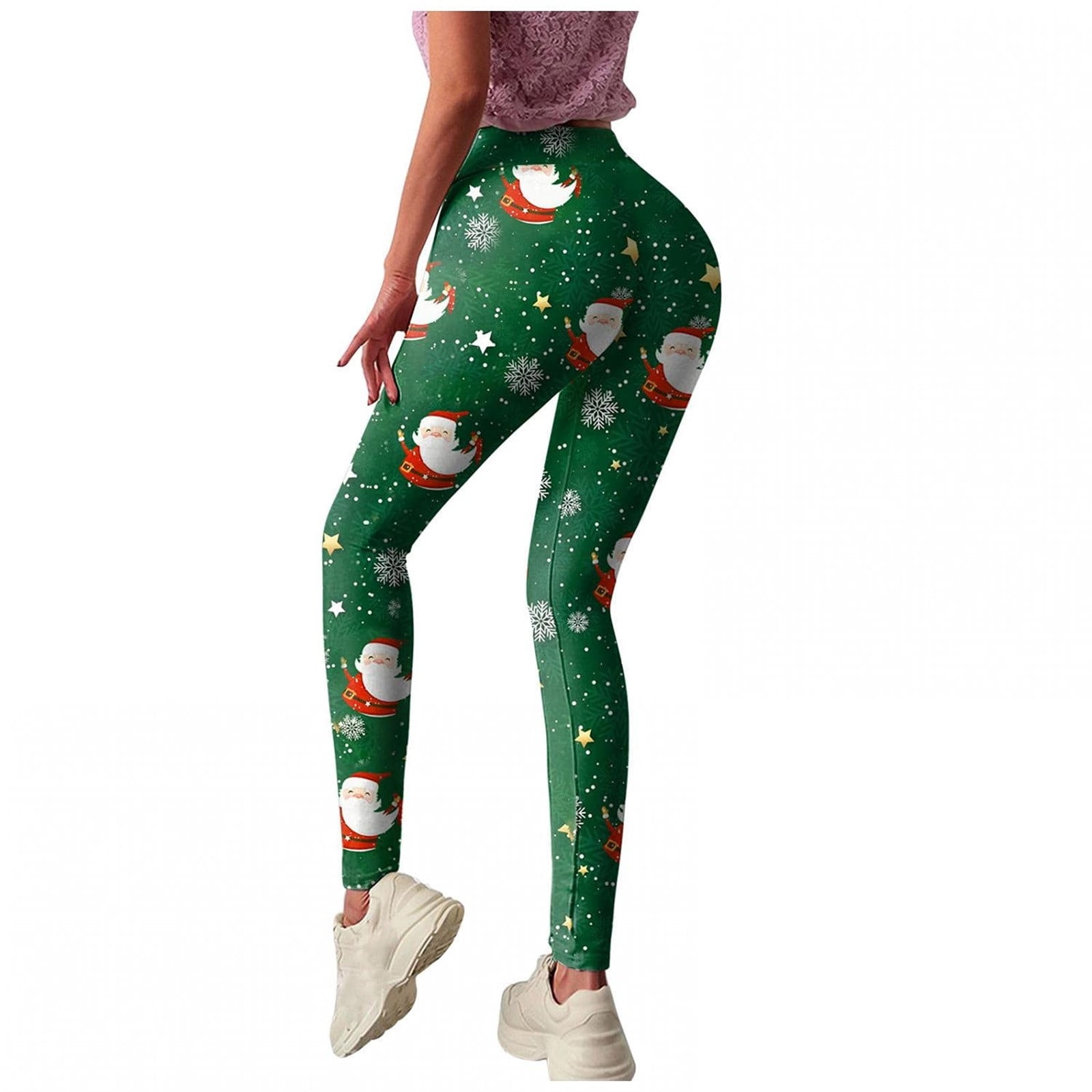 Christmas Workout Leggings for Women, High Waisted Algeria