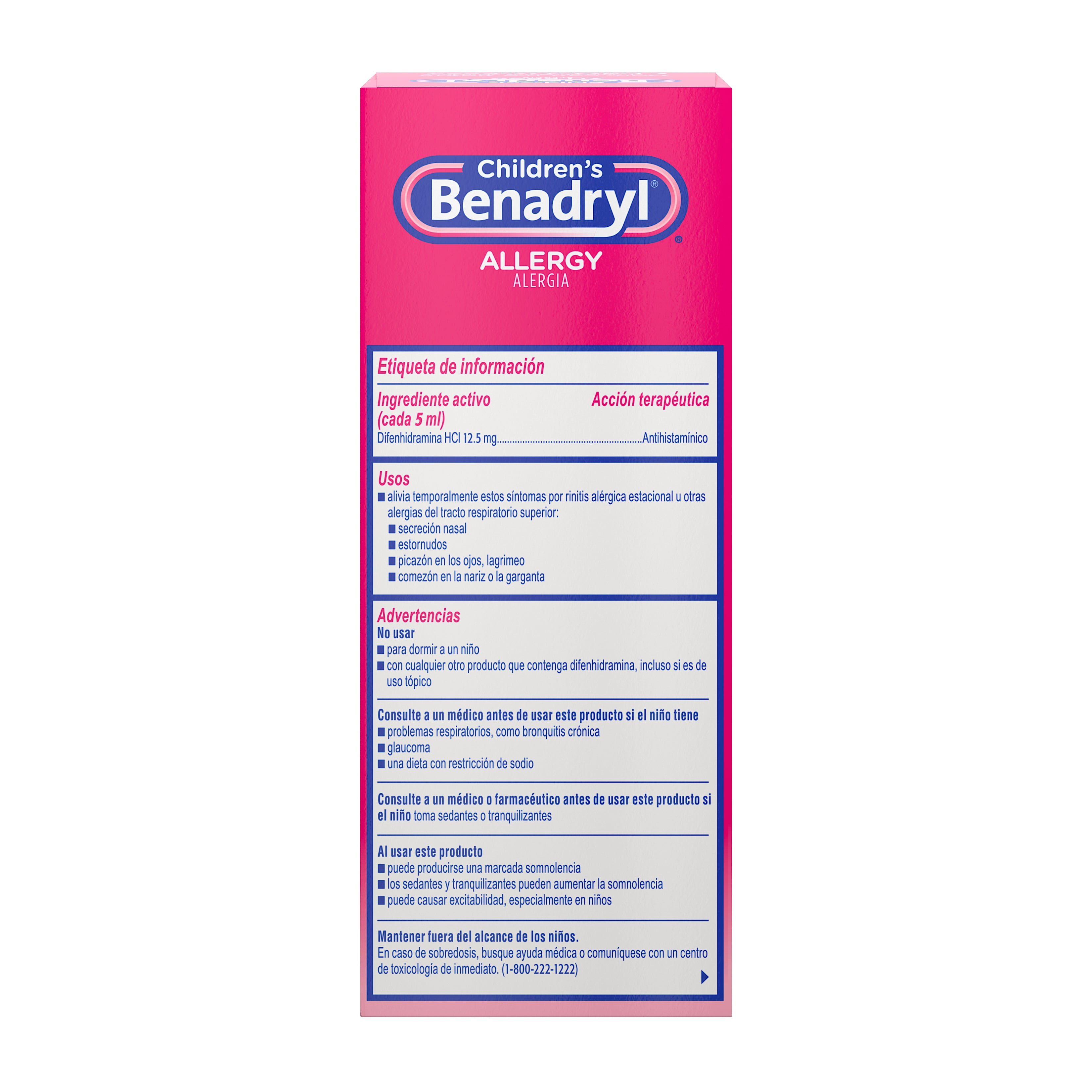 infant benadryl walmart