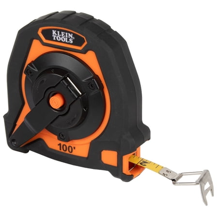 Klein Tools Closed Reel Long Tape Measure, 100-Foot
