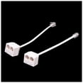 thumbnail image 4 of Adaptador divisor de cable telefónico RJ11 hembra a macho (2 unidades, 6P4C), 4 of 5