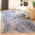 thumbnail image 4 of SAFAVIEH Adirondack Wyatt Traditional Distressed Area Rug, Grey/Navy, 8' x 8' Square - Transitional Modern Design, Grey & Navy, Ideal for Living Room, Bedroom, Dining Space, 4 of 12