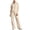 Beige, variant on JFOPQVSM Women's Sweatsuits 2 Piece Outfits Lounge Sets Cozy Airport Outfits Casual Sweat Sets for Fall and Winter Pullover and Baggy Sweatpants with Pockets