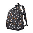 thumbnail image 2 of Multicolor Cat Blue Pattern Cute School Backpack with Padded Back and Adjustable Shoulder Straps 13.4"x11"x4.7", 2 of 5