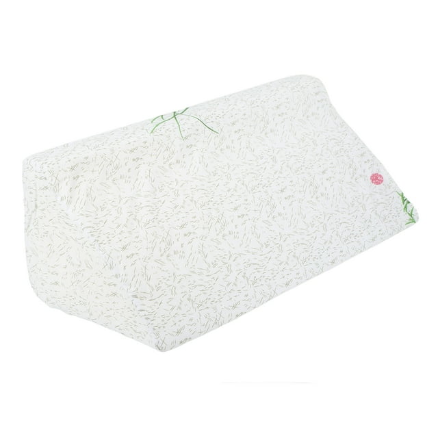 Almohada de cuña lateral para cama para dormir, almohada de cuña que reduce el dolor de espalda, lavable, almohada abatible en forma de R para pacientes postrados en cama, 60x25x20cm
