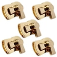 thumbnail image 1 of 5pcs Rotative Lock Catch Durable Simple Luggage Bag Accessories Lock Catch (Golden), 1 of 9