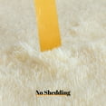 thumbnail image 4 of Sonive 4×6 Feet Fluffy Shaggy Area Rug, Washable Rug Modern Soft Large Neutral Non-Slip for Bedroom Dining Living Room, Beige, 4 of 7