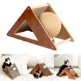thumbnail image 6 of Cat Scratcher Toy, Natural Sisal Cat Scratching Ball, Interactive Solid Wood Pet Toy, 6 of 8