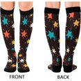 thumbnail image 2 of GZHJMY Star Compression Socks, Women Men Long Stocking (20-30mmHg), Travel Knee High Stockings for Athletic Sports,Running,Cycling,Nursing, 2 of 7