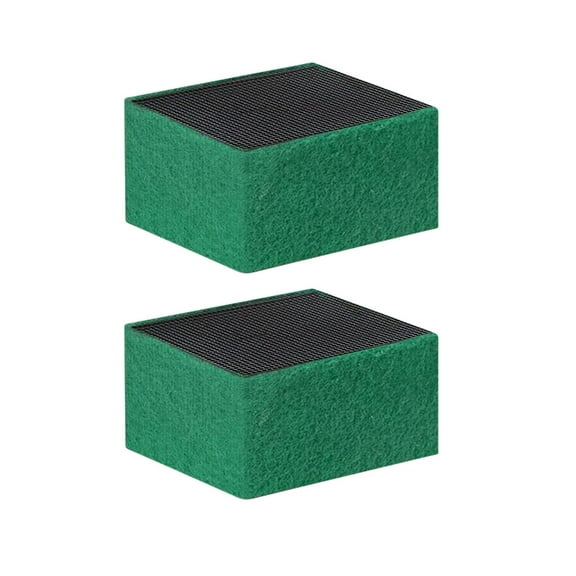 2-Pack Aquarium Carbon Filter - Activated Charcoal Water Purifier for Fish Tanks, Reef/Saltwater/Freshwater, Removes Odors & Cloudiness (10x10x5cm)