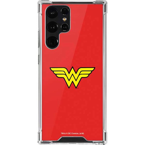 Skinit DC Comics Wonder Woman Official Logo Galaxy S22 Ultra Clear Case