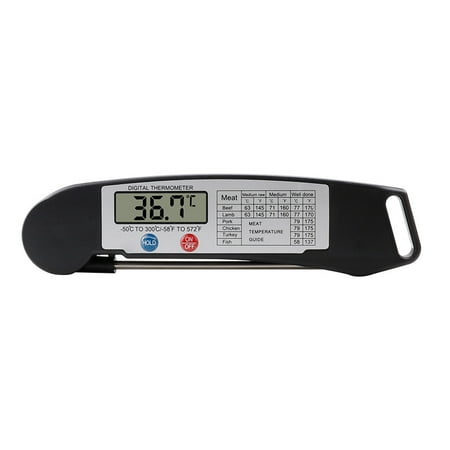 

Fjofpr Hot Thin Folding Barbecue Thermometer Probe Type Water Thermometer kitchen organization