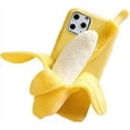 thumbnail image 1 of 3D Yellow Banana Silicone Phone Case for iPhone, 1 of 5