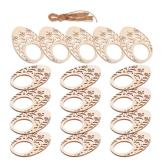 SEWCHICS Ring Napkin Holder Napkin Ring Holders Synthetic Material 30Pcs
