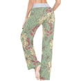 thumbnail image 5 of GZHJMY Women's Pajama Pants Flowers and Leaves Comfy Stretch Sleepwear Essentials womens Lightweight Lounge Terry Pajama Pant, Large, 5 of 7