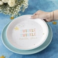 thumbnail image 5 of Kate Aspen 32 Pcs Twinkle Twinkle Baby Paper Plates, 9 Inch Heavy Duty Disposable Party Plates, Party Supplies Tableware Decor for Birthday, Baby Shower, Children Parties (Bulk), 5 of 7