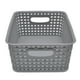thumbnail image 4 of Set de 4 Cajas IPP Canastas Organizadoras Rattan Plástico Gris, 4 of 7