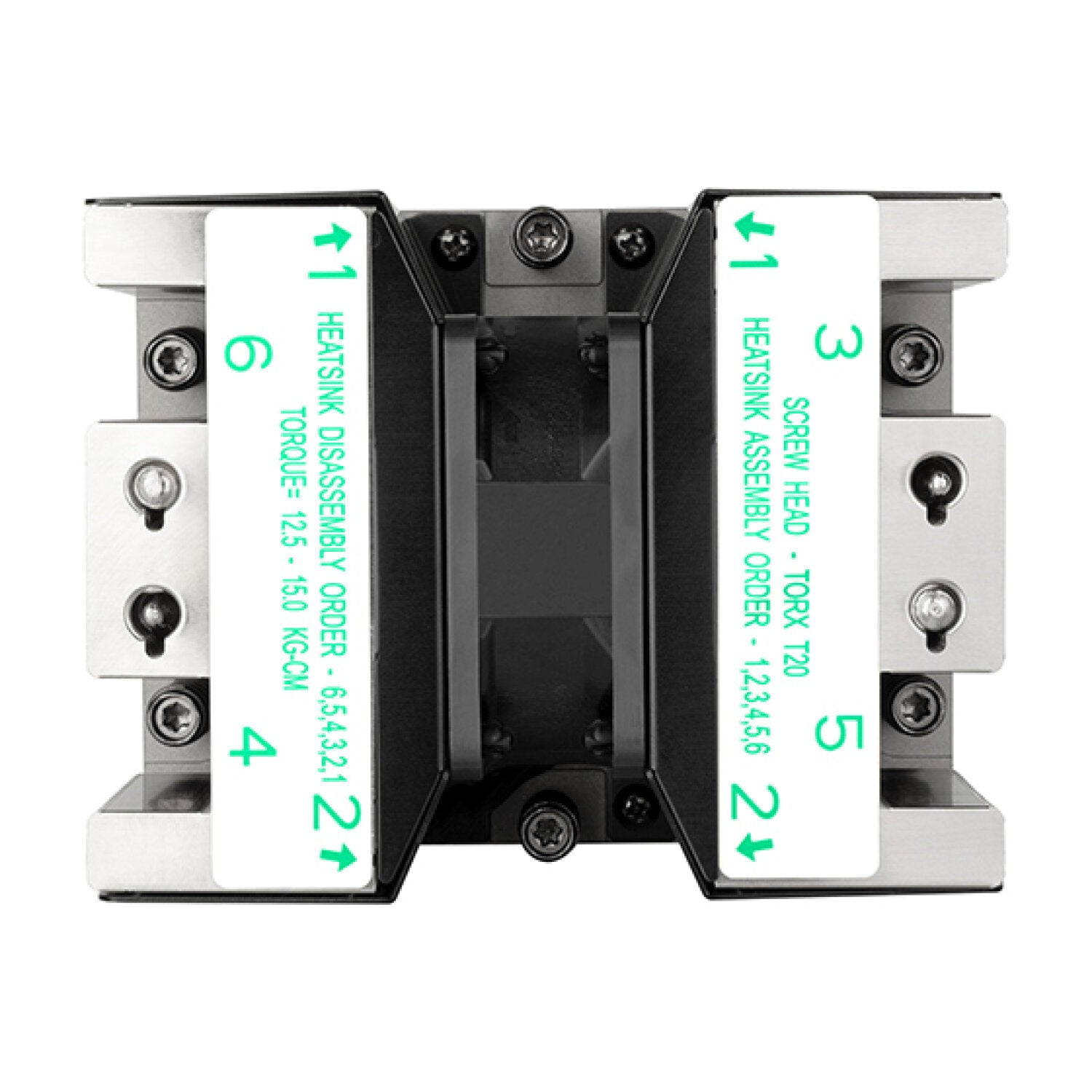 SilverStone XE02-SP5B 2U Small Form Factor Server / Workstation CPU Cooler for AMD SP5 Sockets