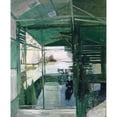 thumbnail image 2 of Walter Kurt Wiemken 12x14 Black Ornate Wood Framed Double Matted Museum Art Print Titled: Old Woman in Greenhouse (1936), 2 of 5