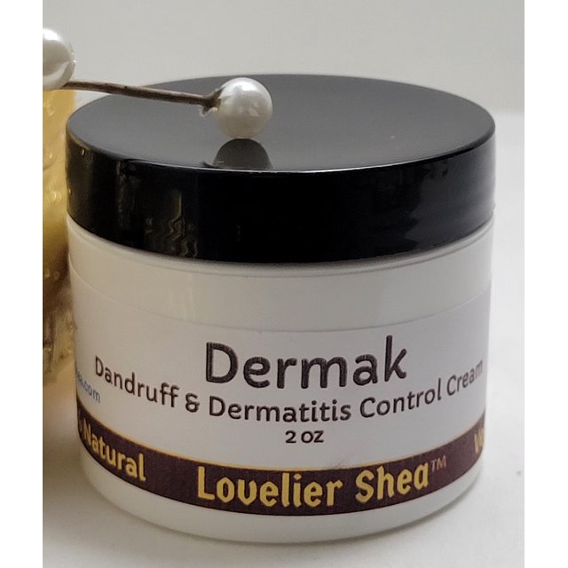 2 Pack Lovelier Shea Butter Dandruff & Dermatitis Control Cream 4 oz total