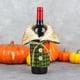 thumbnail image 5 of Funda para botella de vino de Halloween, funda térmica a cuadros para vino tinto, con bonito estampado, bolsa térmica para fiestas y cenas (amarilla y verde), 5 of 5