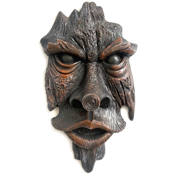 Árbol Escultura Árbol Cara Decoración Árbol Hugger Yard Arte Para Decoración De Jardín Kearding HA035838-00