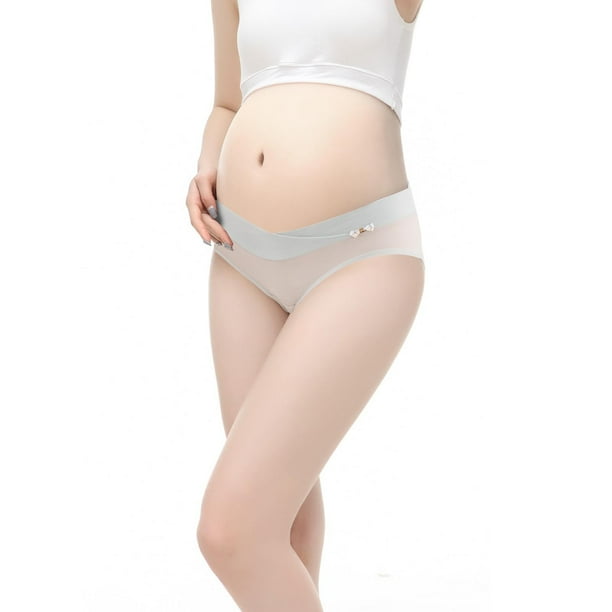 jovati Seamless Maternity Underwear Womens Low Waist Non-marking