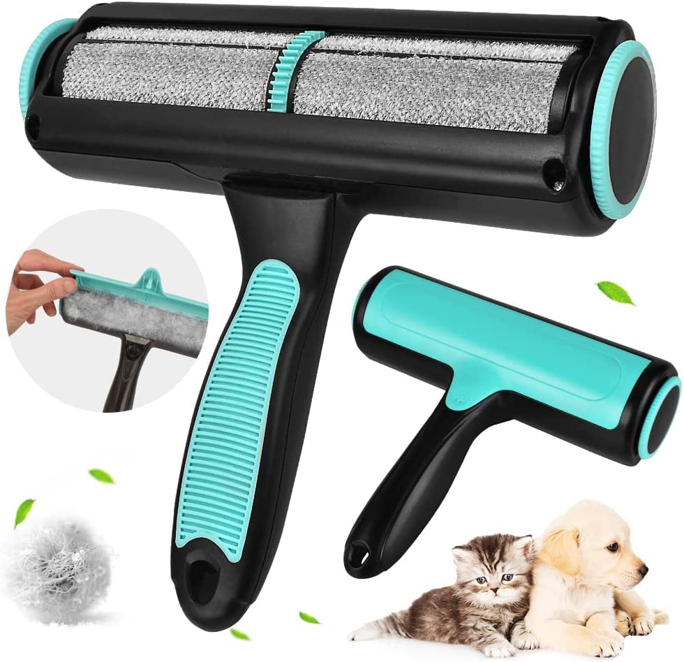 NISIEN Pet Hair Remover, Lint Remover Roller for Pet Hair, Reusable Cat