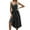 Black, variant on IROINNID Wrap Dress For Women Fashion Dot Print Long Sleeve Casual Dress V-Neck Knee-Length Dress
