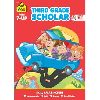 School Zone Big Second Grade Scholar Book for Kids, Elementary
