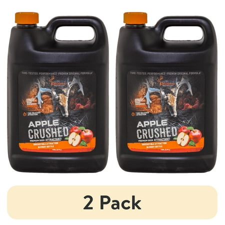 (2 pack) Wildgame Innovations Apple Crush Juiced Deer Attractant 1 Gallon Jug FG-00328