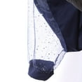 thumbnail image 6 of USSUMA Cold Shoulder Sequined Mesh Summer Tops for Women 2022 Trendy Solid Color Womens Tunic Tops Off the shoulder Basic Shirts Tees Short Sleeve Dressy Blouses for Women, 6 of 8